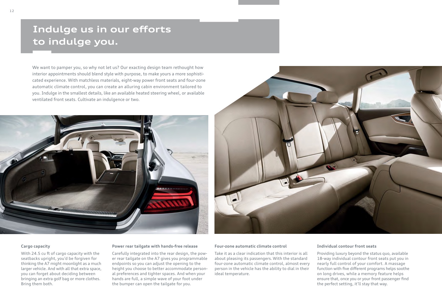 2016 Audi A7 Brochure Page 54